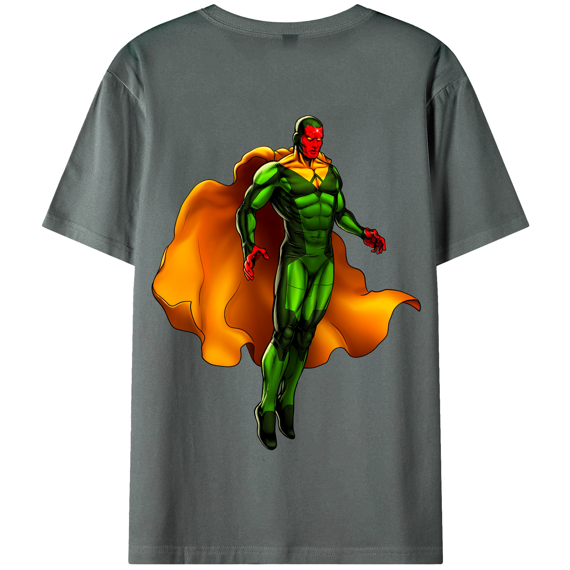 （画像用） アベンジャーズ The Avengers 綿100％半袖Tシャツ（背面プリント）